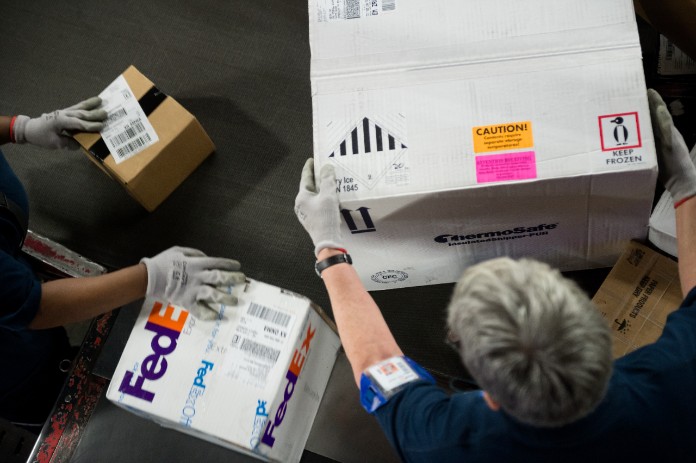 惠州fedex快递